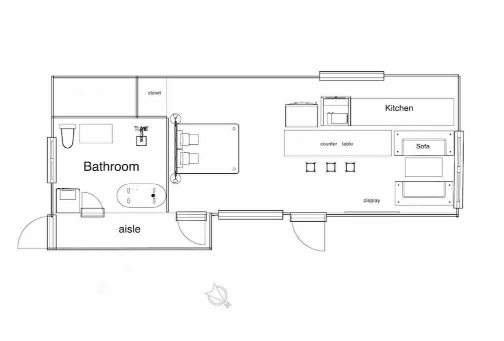 Hacobune Tinyhouse Onna Exteriör bild